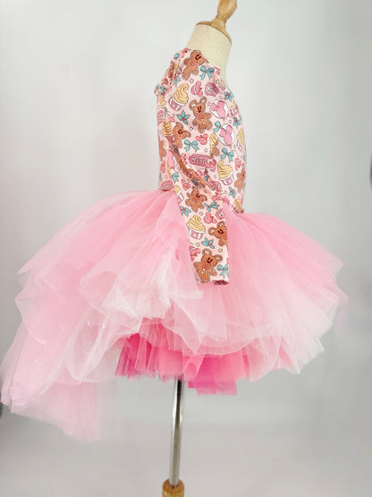pink Disney christmas HIGH LOW TUTU