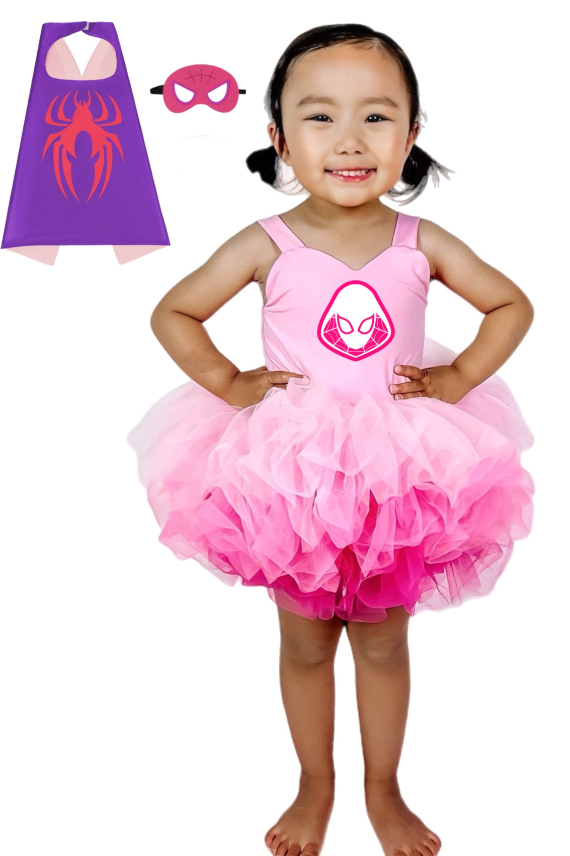 Spidey girl tutu one piece