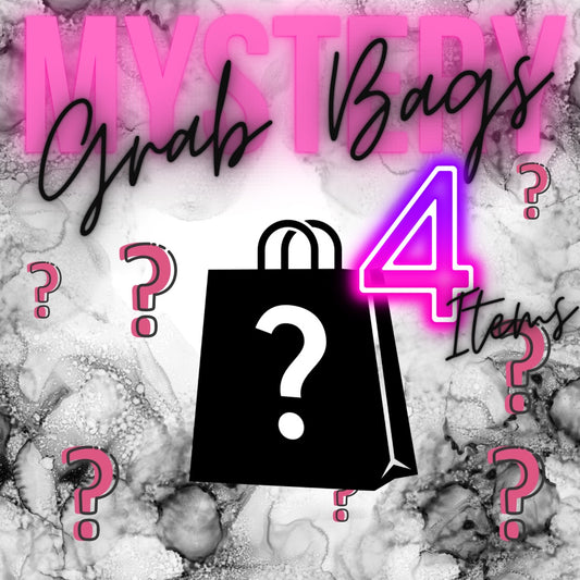 4 item Grab bag $30 each. - standard domestic ground shipping included