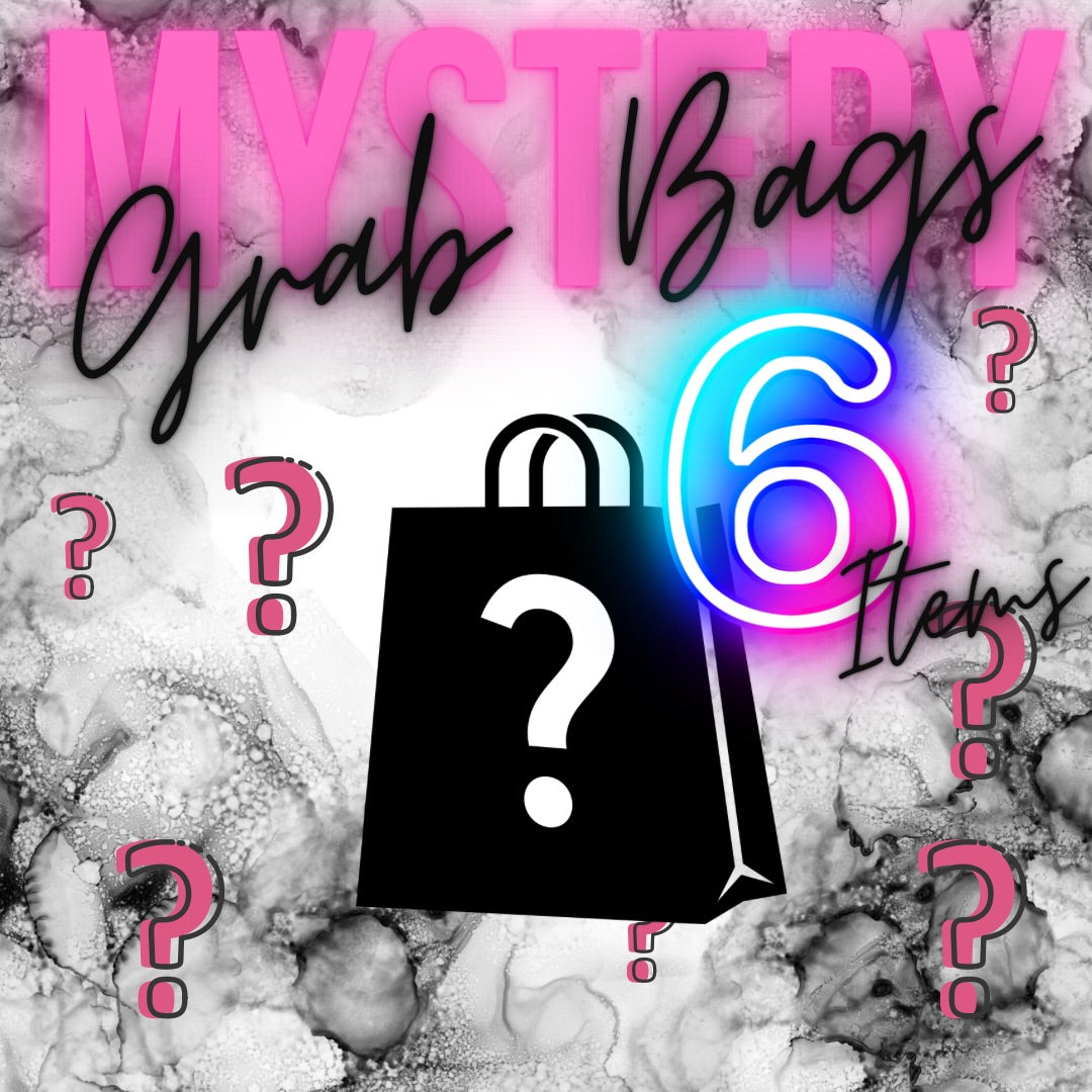 6 item Grab bag - $25 each- standard domestic ground shipping included