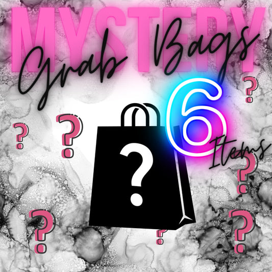 6 item Grab bag - $25 each- standard domestic ground shipping included