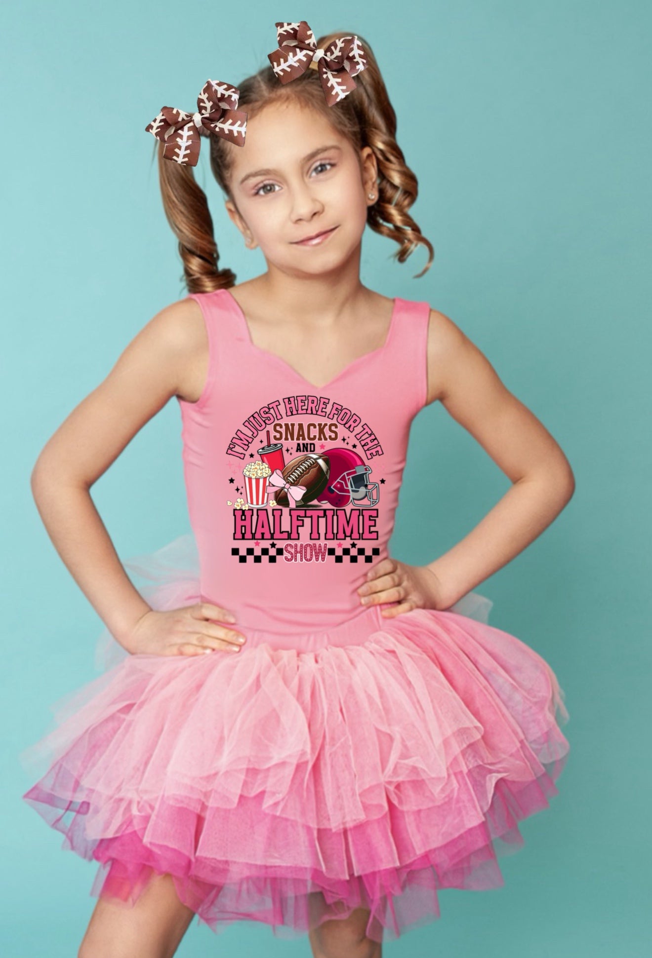 Super Bowl two piece tutu set full coverage (select your design)
