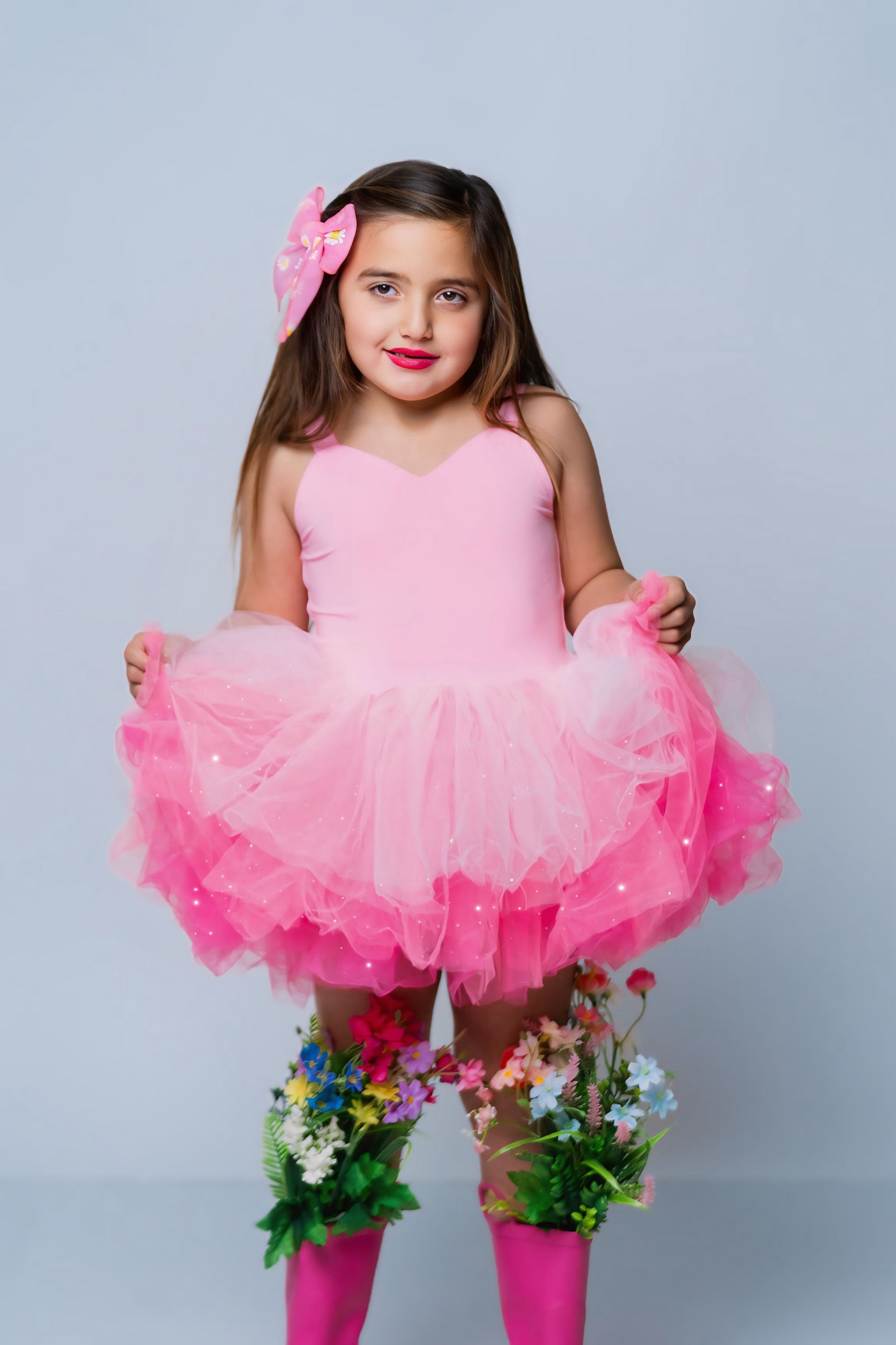 Light Pink Ombre soft tulle 6 layers one piece – AriTutus LLC