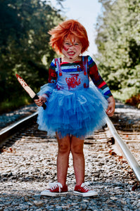 Chucky inspired tutu leotard