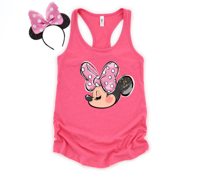 Mouse head Mom Tank