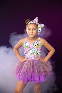 Duck Girl printed tulle tutu leo