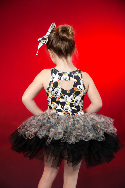 Mouse printed tulle tutu leo