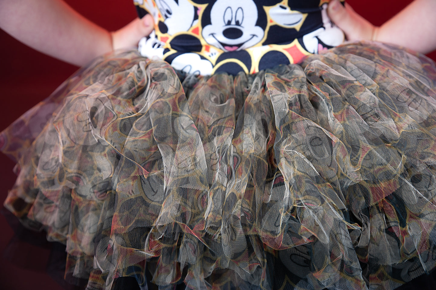 Mouse printed tulle tutu leo