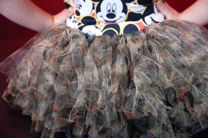 Mouse printed tulle tutu leo