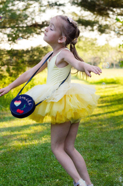 Yellow ombré soft tulle tutu leotard one piece