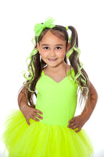 Load image into Gallery viewer, NEON GREEN SOFT TULLE TUTU LEOTARD
