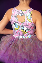 Load image into Gallery viewer, Duck Girl printed tulle tutu leo