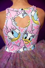 Load image into Gallery viewer, Duck Girl printed tulle tutu leo