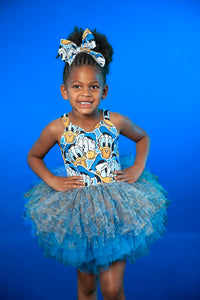 Duck printed tulle tutu leo
