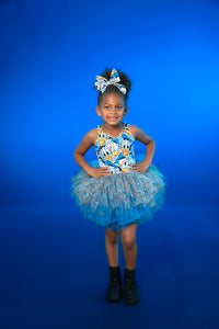 Duck printed tulle tutu leo