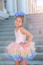 Load image into Gallery viewer, PASTEL RAINBOW SWEETHEART lSOFT TULLE TUTU LEOTARD