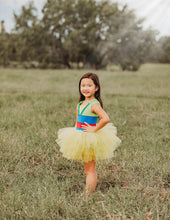Load image into Gallery viewer, Warrior princess inspired tutu leotard