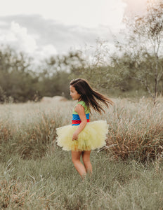 Warrior princess inspired tutu leotard