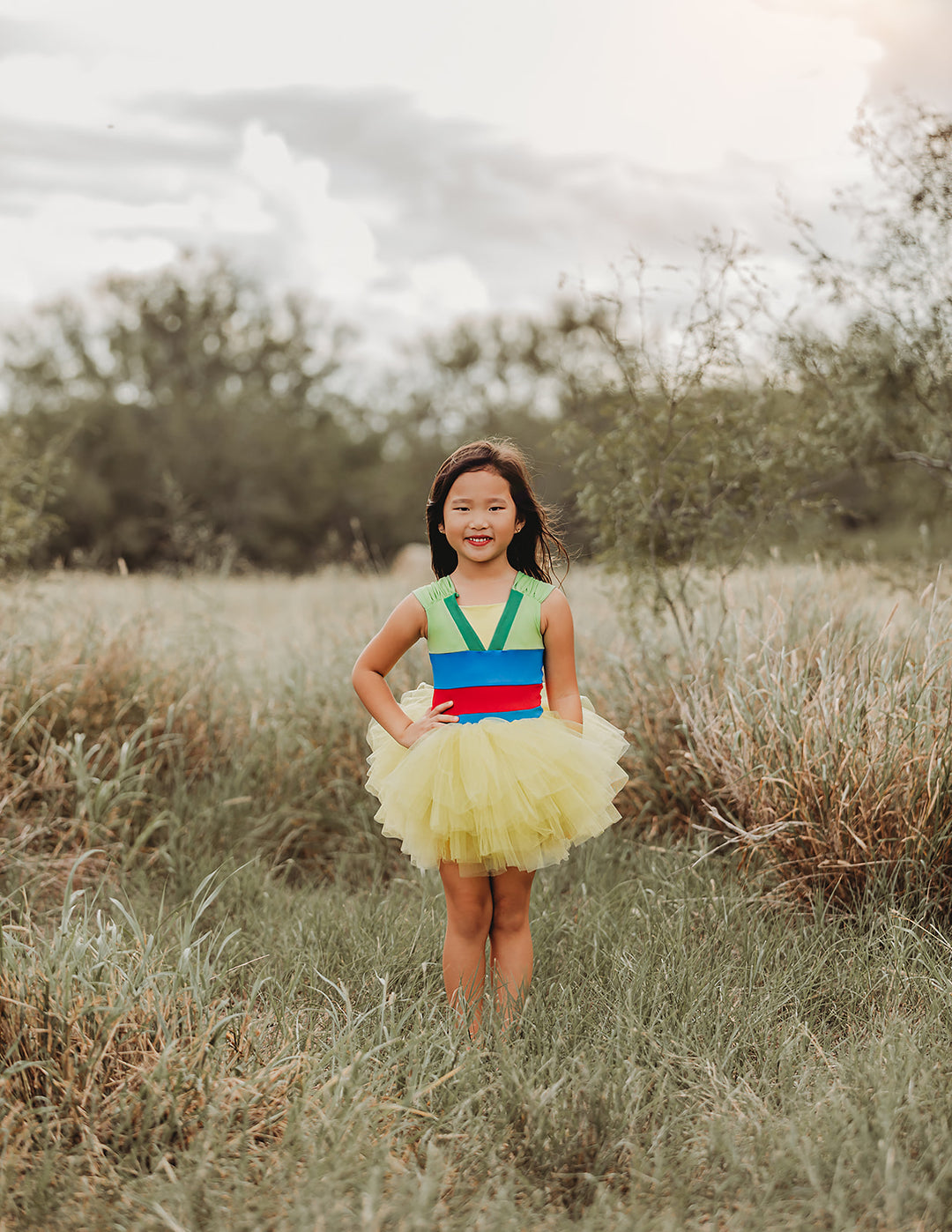 Warrior princess inspired tutu leotard
