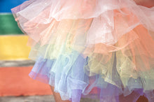 Load image into Gallery viewer, PASTEL RAINBOW SWEETHEART lSOFT TULLE TUTU LEOTARD
